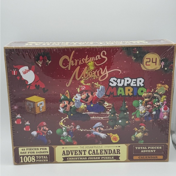 Other - Super Mario Christmas Advent Calendar Jigsaw Puzzle 1008 pieces